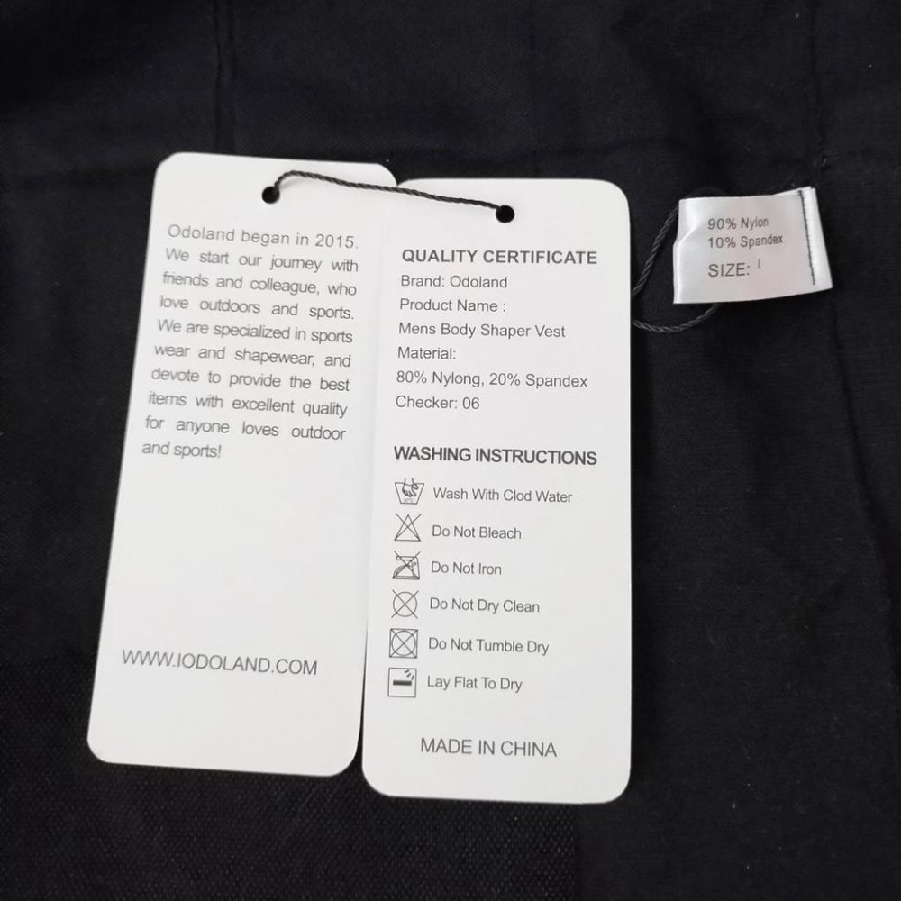 ODOLAND Shapewear Tank Top Size Large - Picture 9 of 13